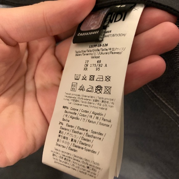 Fendi mania denim jacket - Picture 4 of 8